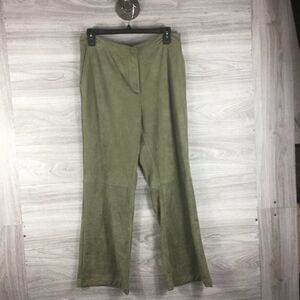 Religion We Live in Black Olive Velour Leggings